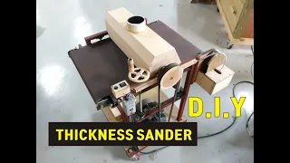 HOMEMADE DRUM SANDER THICKNESS SANDER [아빠네공방, 다율나무공방]