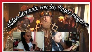 Reacción de videollamada con los Reyes magos!!