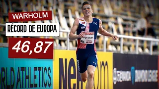 KARSTEN WARHOLM RÉCORD DE EUROPA 400mv (46,87) | Diamond League Estocolmo 2020