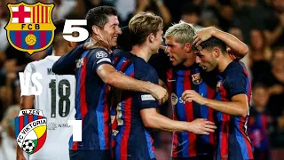 BARCELONA VS  VIKTORIA PLZEN 5-1 UEFA CHAMPIONS LEAGUE