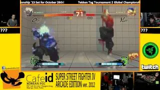 Capcom Cup KQ -  Oni (Infiltration) vs. Yun / Akuma / Juri (Momochi) [Grand Final]