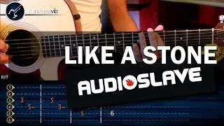 Cómo tocar "Like a Stone" de Audioslave en Guitarra Acústica (HD) Tutorial - Christianvib