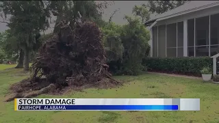 Extensive damage in Fairhope after early morning storms