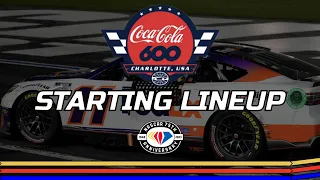 2023 Coca-Cola 600 at CHARLOTTE | STARTING LINEUP