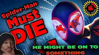 Film Theory: Spider-Man’s Biggest Threat is…  (Spider Man Across the Spider Verse) REACTION