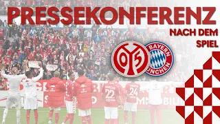 Die PK nach dem Heimsieg gegen den FC Bayern München | #05ertv | #M05FCB | Saison 2021/22