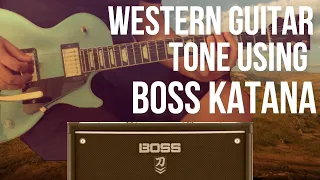 Spaghetti Western Guitar Tone Using Boss Katana MK2 (FREE PATCH)