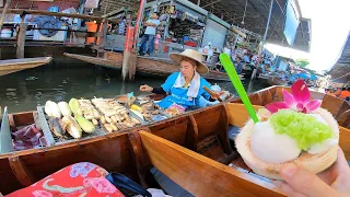 Thai Street Food Damnoen Saduak Floating Market