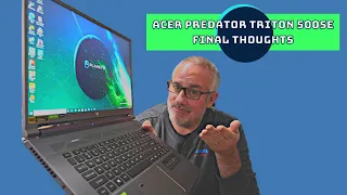 Acer Predator Triton 500SE Benchmarks and Final Thoughts