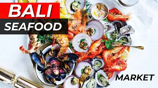 EATING AT BALI SEAFOOD MARKET & IT'S NOT WHAT YOU THINK! | JIMBORAN MARKET
