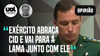 Mauro Cid empurra o Exército para a lama ao usar farda para ir à CPMI do Golpe, analisa Sakamoto