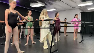 Ballet class ( costume day at JDI dance company)