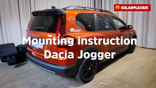 How to tint the windows of Dacia Jogger with Solarplexius car window sunshades!