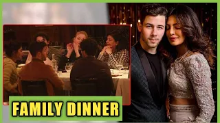 Priyanka Chopra and Nick Jonas reunite their families for dinner