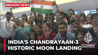 India’s Chandrayaan-3 makes historic landing at Moon’s south pole
