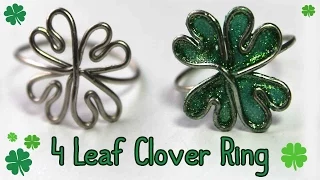 Tutorial: Four Leaf Clover Ring {Wire} 🍀