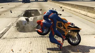 GTA 5 SPIDERMAN Ragdolls 4k Compilation #11 (Funny Moments/Fails/Euphoria Physics) EP 14