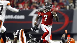 Michael Vick 2006-2007 Highlights- Previous QB Record For Rushing Yards