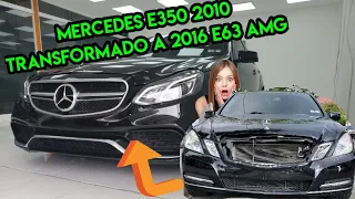 GRAN TRANSFORMACIÓN!!! MERCEDES BENZ E350 A 2016 E63 AMG / UPGRADE TO E63 AMG