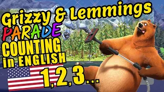 Grizzy and Lemmings Teaching to Count 1 to 20 in English Language and Numbers Video for Kids