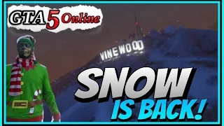 GTA 5 DLC UPDATE - SNOW IS BACK! + MORE Holiday GIFTS FROM ROCKSTAR!