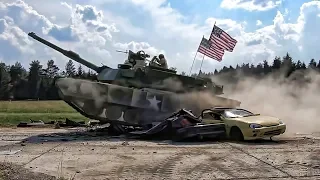 Tanks CRUSH Cars At Europe Tank Competition 2018