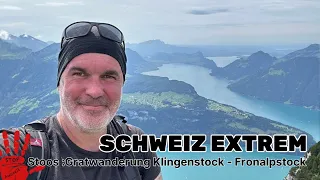 WANDERN im REICH der TRÄUME: Stoos Gratwanderung - Klingenstock und Fronalpstock Schweiz #Vlog 149