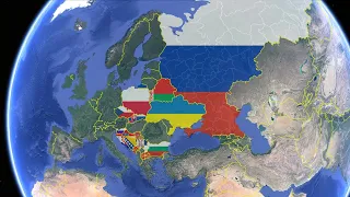 What if all Slavic countries are united today #shorts #geography #slavic #russia #ukraine