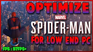 Spider-Man Remastered PC Lag Fix For Low End PCs 💯 Working