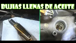 Cambio de Bujias con Fuga de Aceite (cambio y solucion) corola 03