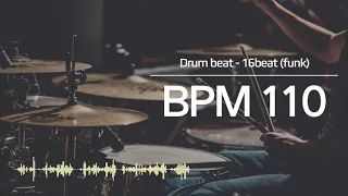 110 BPM 드럼비트 (Funk Beat 110 BPM)