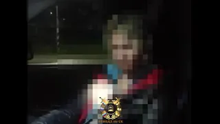 Смеющуюся пьяную автоледи сняли на видео инспекторы на Ставрополье 26 09
