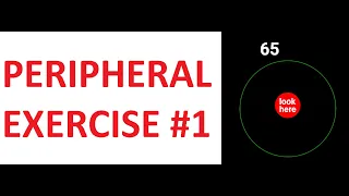 PERIPHERAL VISION EXERCISE | How to improve your eyesight [Training #1]