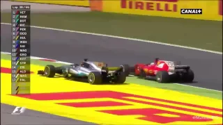 Battle between Vettel and Hamilton - Spanish GP 2017