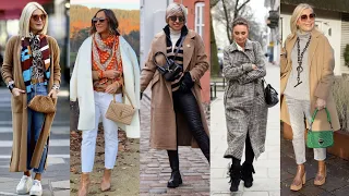 Winter Outfits Style 2023 For Women over 40+50+60 | Vintage Clothing Fashion | Business Outfits