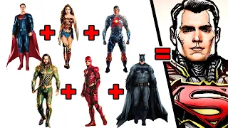 Combining ALL JUSTICE LEAGUE Characters into ONE! | Character FUSION!