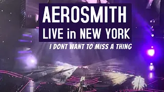 Aerosmith PEACE OUT farewell tour - I don't Want to Miss a Thing - Live in New York