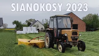 Pierwsi we wsi? 🔥 Sianokosy 2023 🔥 Siuntka daje w palnik! 🔥 Koszenie i przetrząsanie trawy!