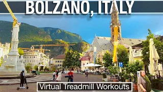 🇮🇹 Bolzano / Bozen walking tour - Virtual Treadmill Walking Tour in 4K - City Walks