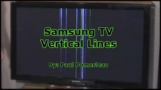 Samsung TV Vertical Lines