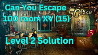 Can you escape the 100 room 15 Level 2 Solution