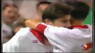 Gol de Davor Suker con el Sevilla FC al Botev Plovdiv (1995)