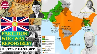 Who was responsible for India's partition? | Gandhi, Nehru, Jinnah or British?