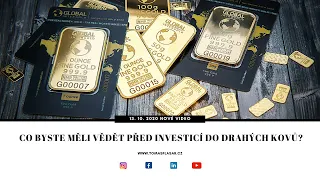 Co byste měli vědět před investicí do drahých kovů?