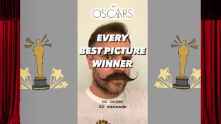 Every Academy Awards Best Picture Oscar Winner in under a minute |  #Shorts