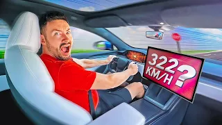 Je teste la Tesla la plus rapide du monde ! (c'est fou)