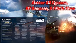 HUGE 2024 Roadmap News - FINALLY - Different Aircraft BRs for Ground RB & Air RB [War Thunder]