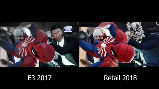 Spider-Man (PS4) - Demo 2017 vs Retail 2018