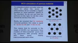 Probabilistic approach for analysis of strength of ceramics with different porous structure based on