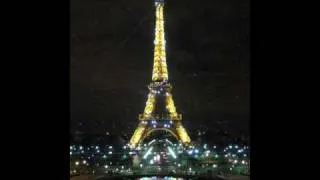 Eiffel Tower Sparkling At Night